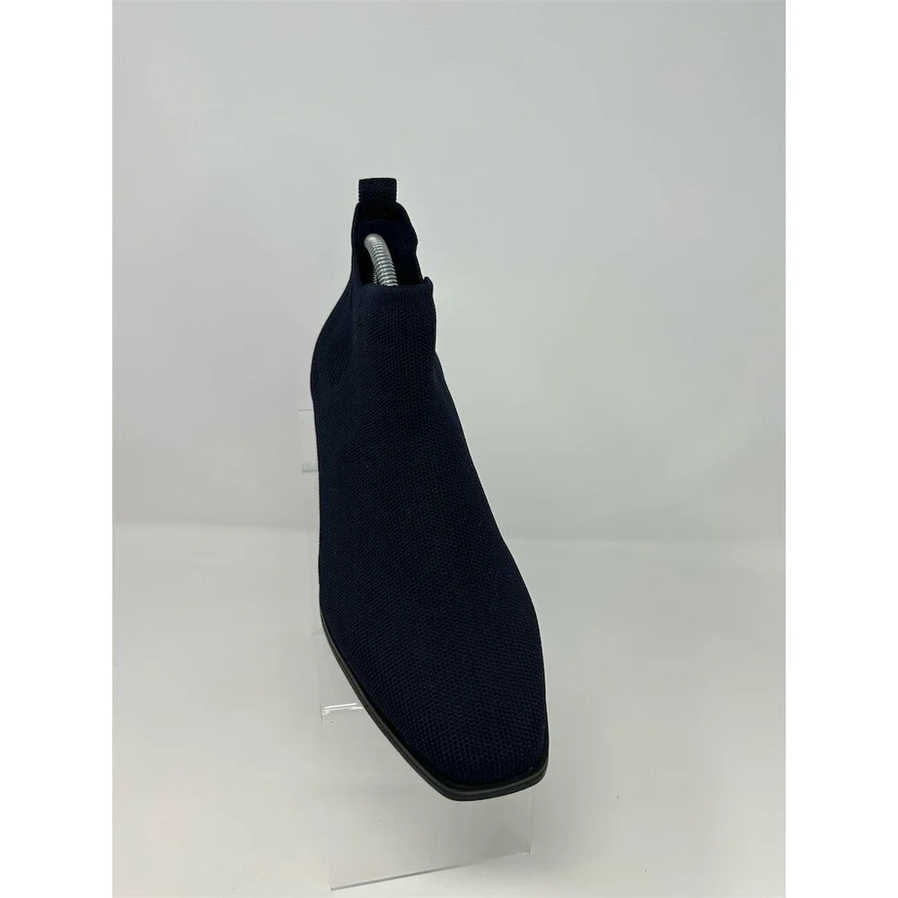 VIVAIA Ryan Pro Chelsea Ankle Boots Womens Navy Blue Square Toe Pull On Size 43